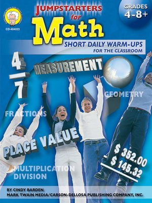 cover image of Jumpstarters for Math